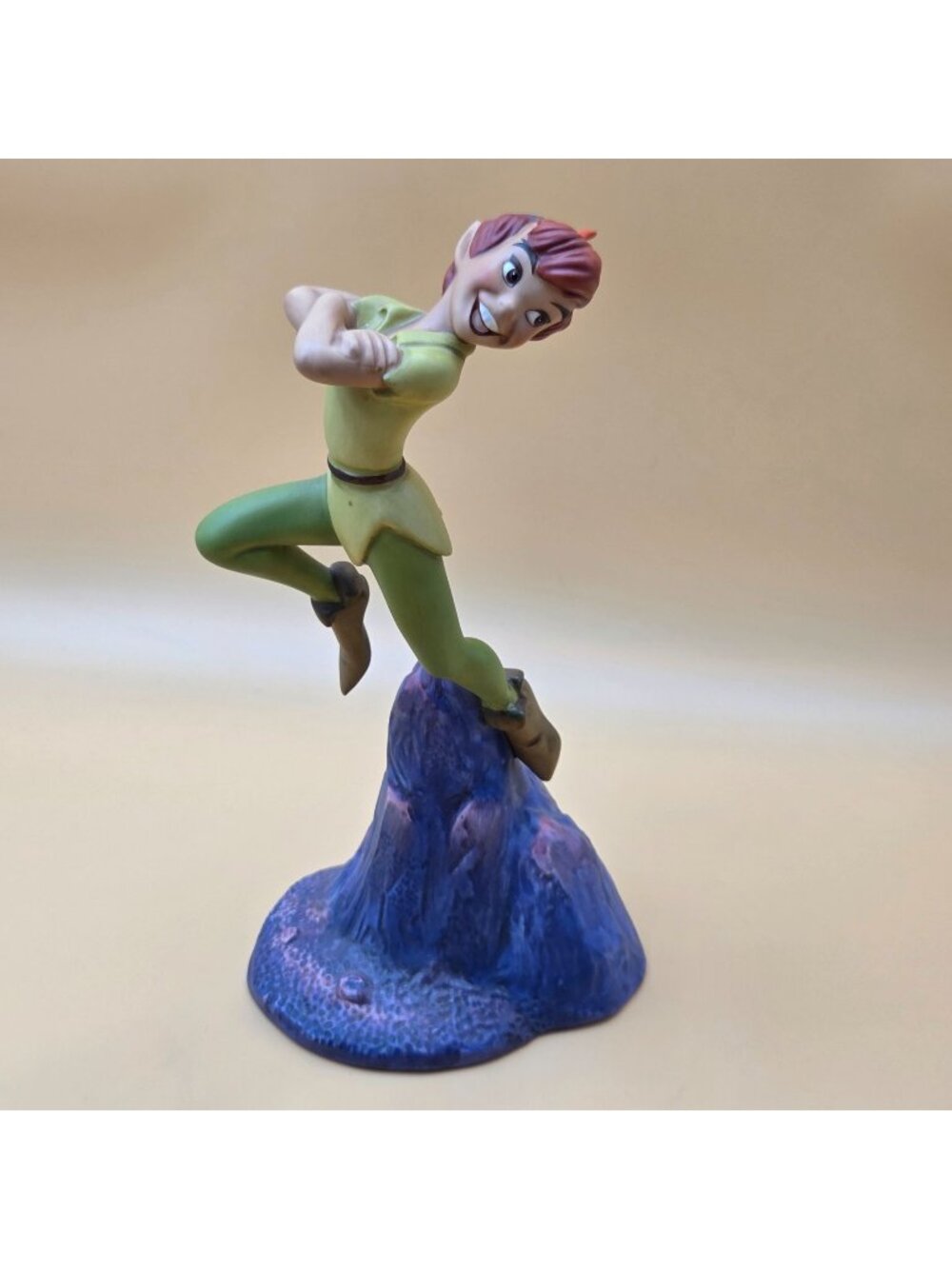 WDCC Peter Pan Nobody Calls Pan a Coward Figurine Disney REPAIRED